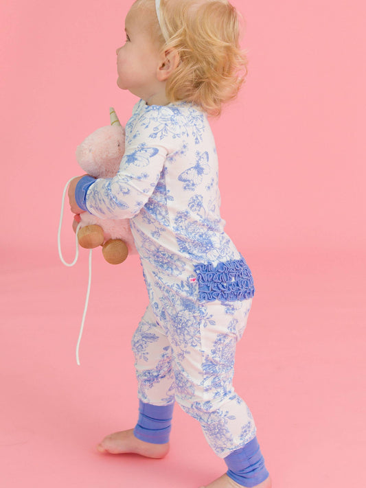 Onsie - SoftSnooze™ Baby Girls Bamboo Periwinkle