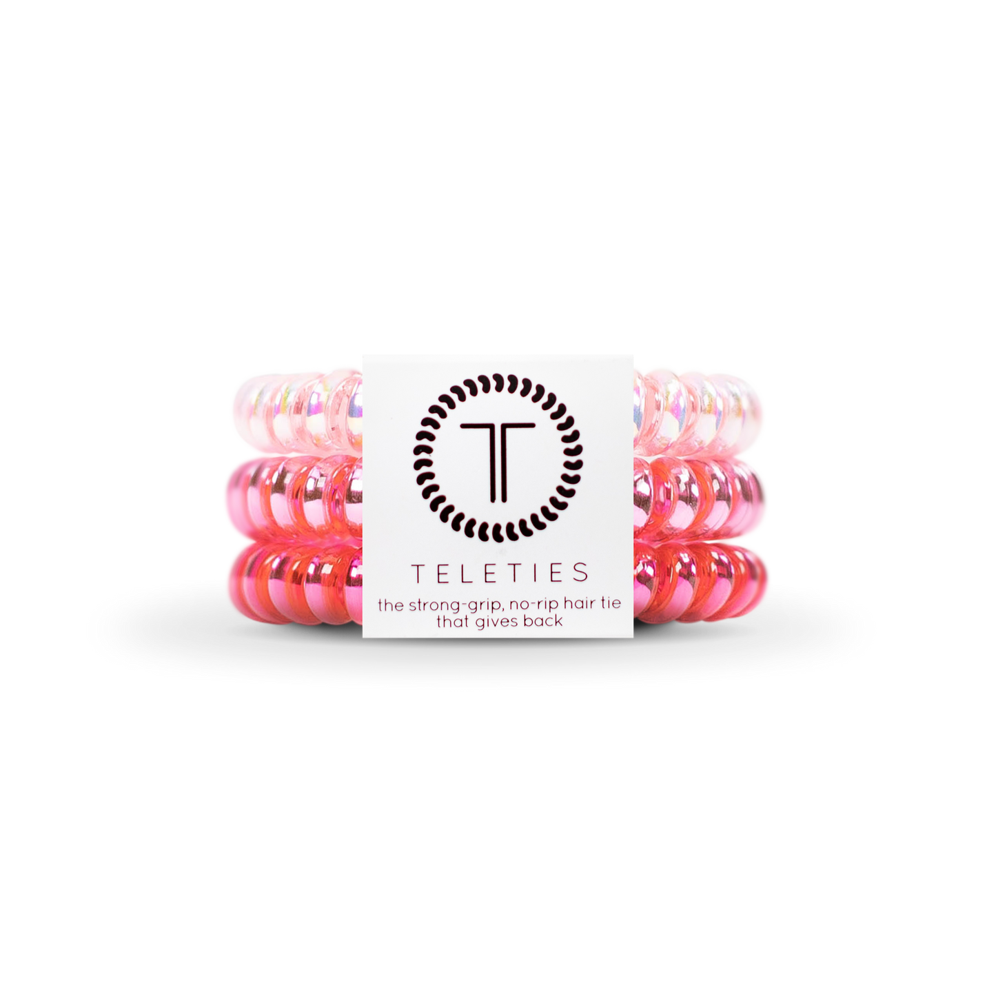 Teleties Small Hair Ties - Think Pink