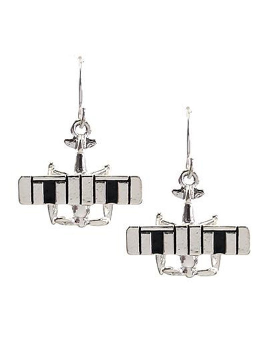 Jewelry | Earrings Airplane Western Theme