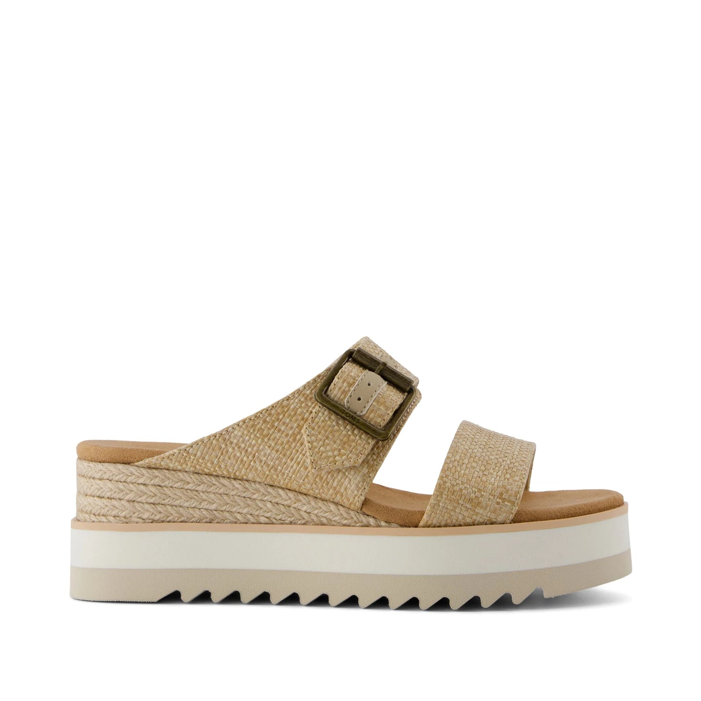 Sandals - Toms Almond Raffia Diana Mule