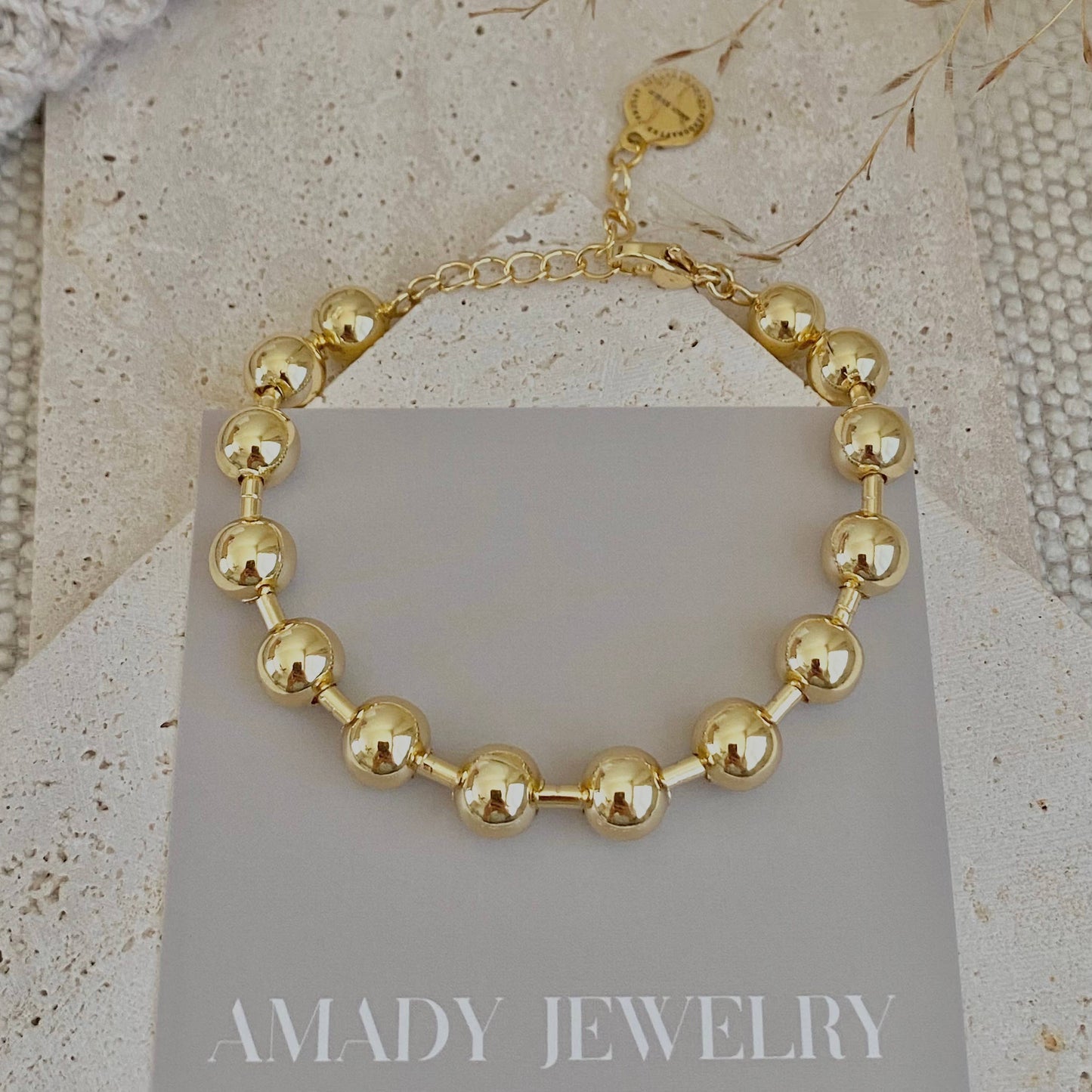Bracelet - Military Satellite Chain Beaded