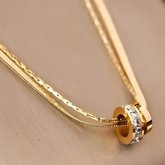 Necklace - Gold-Plated Stainless-Steel Chain