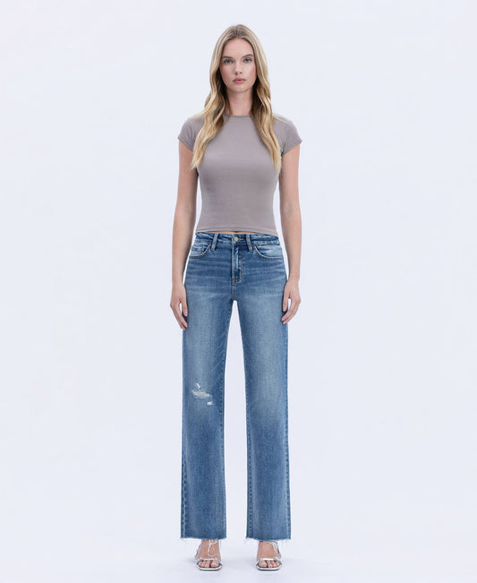Flying Monkey Jeans - Rosalie High Rise Slim Wide