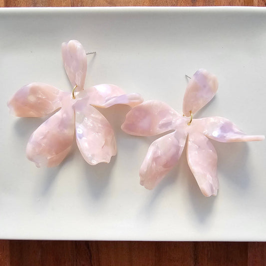 Jewelry | Earrings  Acrylic Floral Hypoallergenic Post