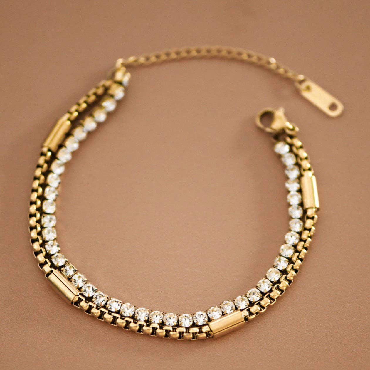 Bracelet - Gold Double Chain