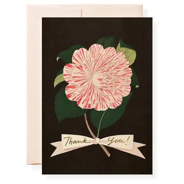 Greeting Card | Camellia Thank you Card