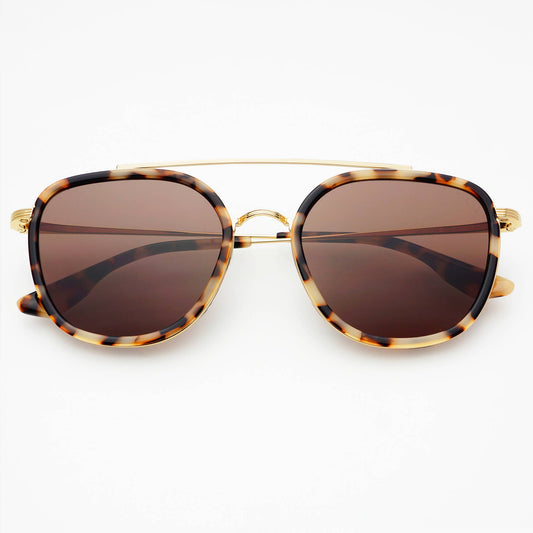 Accessories | Sunglasses Weston Acetate Round Unisex  Milky Tortoise Brown