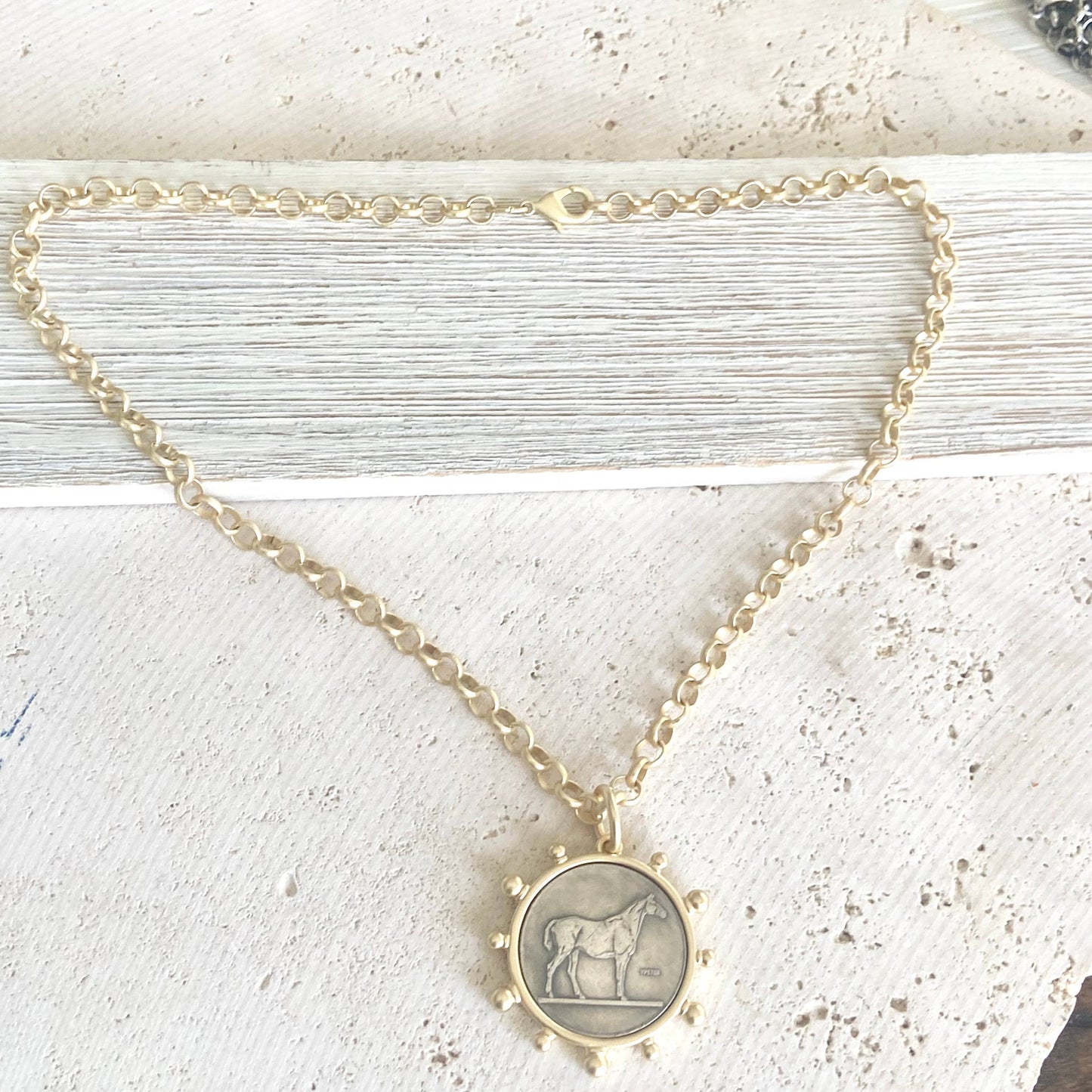 Equestrian Horse Necklace