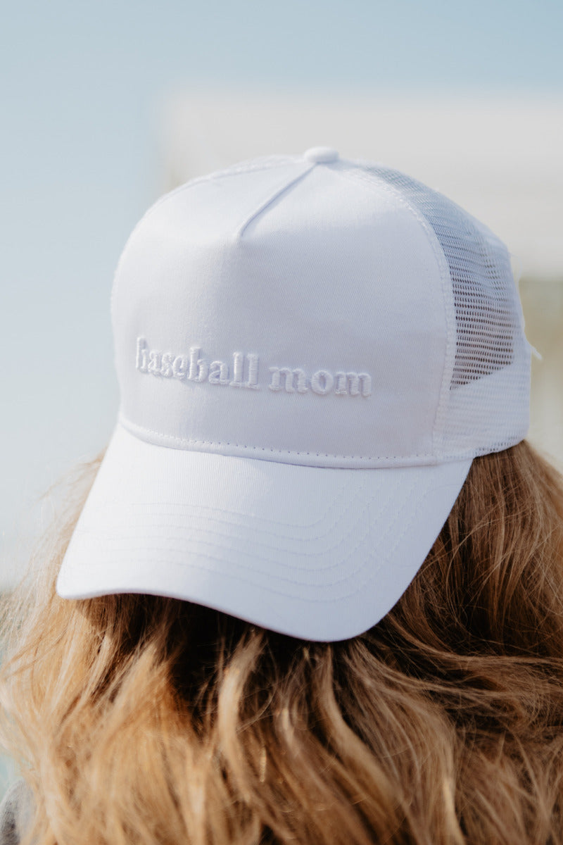 Baseball Mom 3-D Embroidered Hat