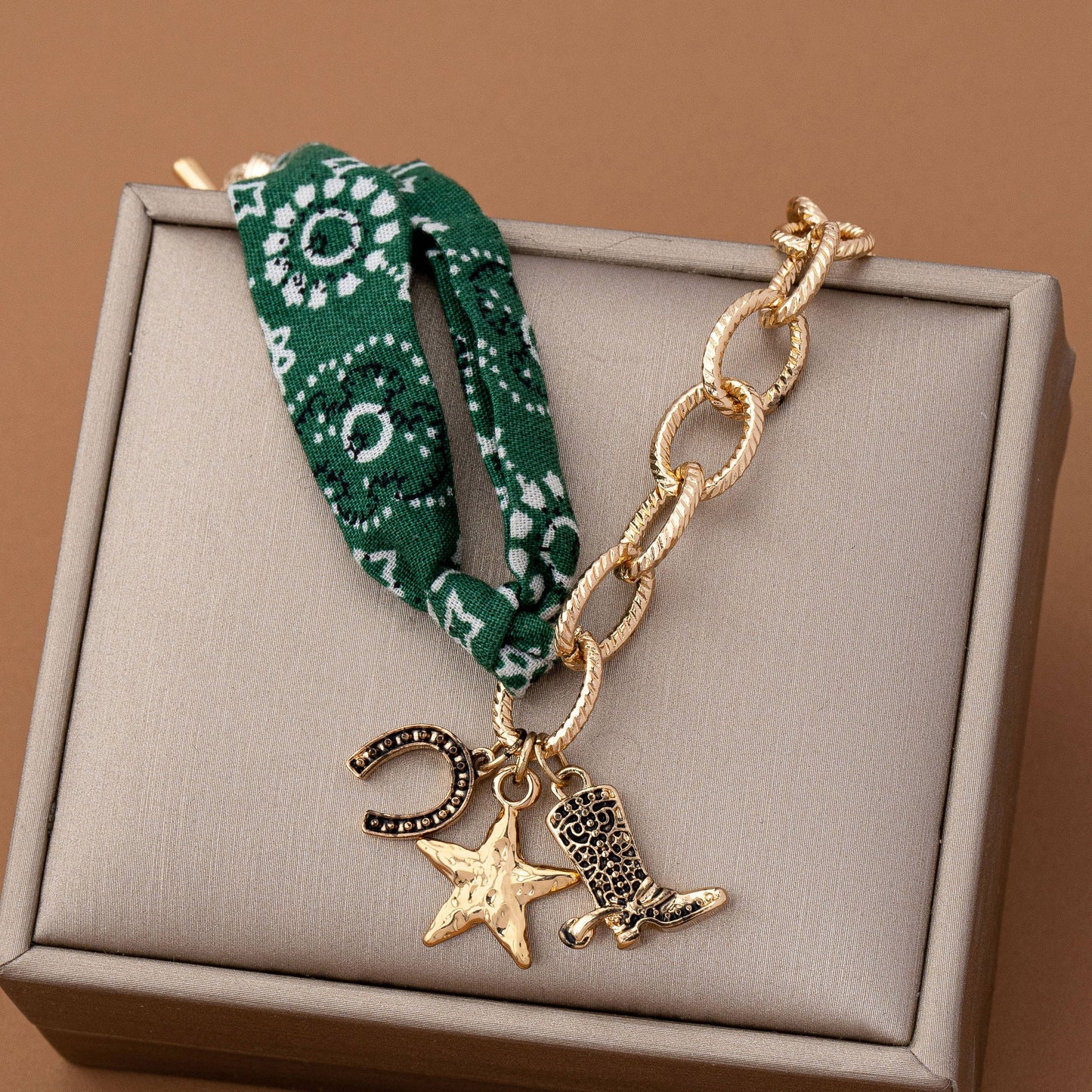 Scarf Charm Bracelet