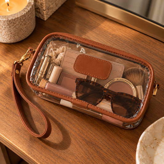Jon Hart Clear Wristlet - Birdie Leather