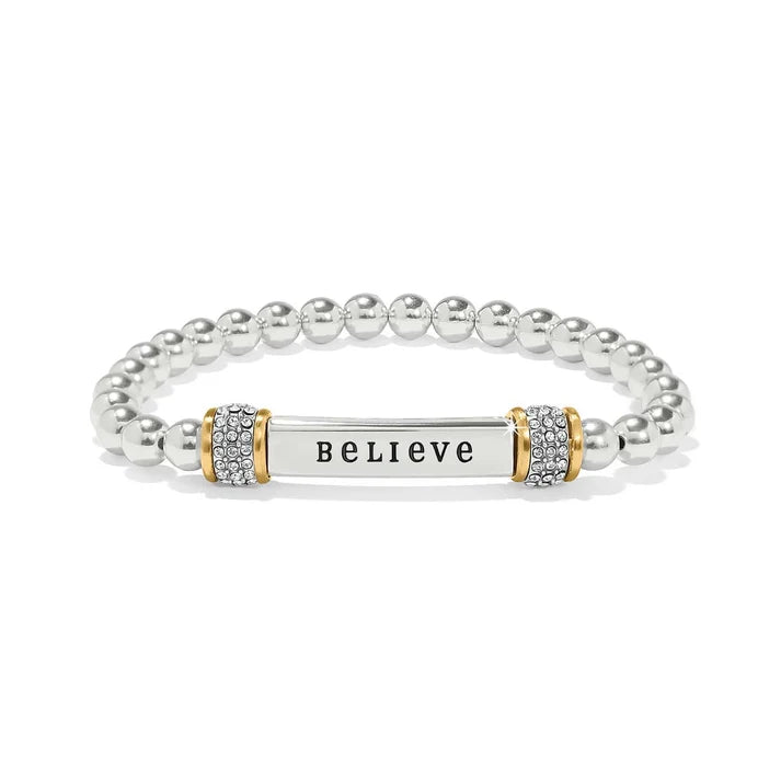 Bracelet - Brighton Meridian Believe Two Toned