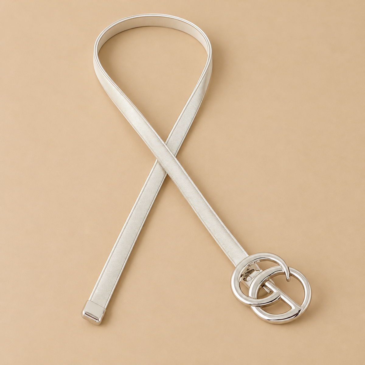 Belt - Silver GG Buckle