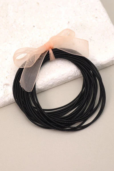 Jewelry | Bracelet Guitar Strings Black