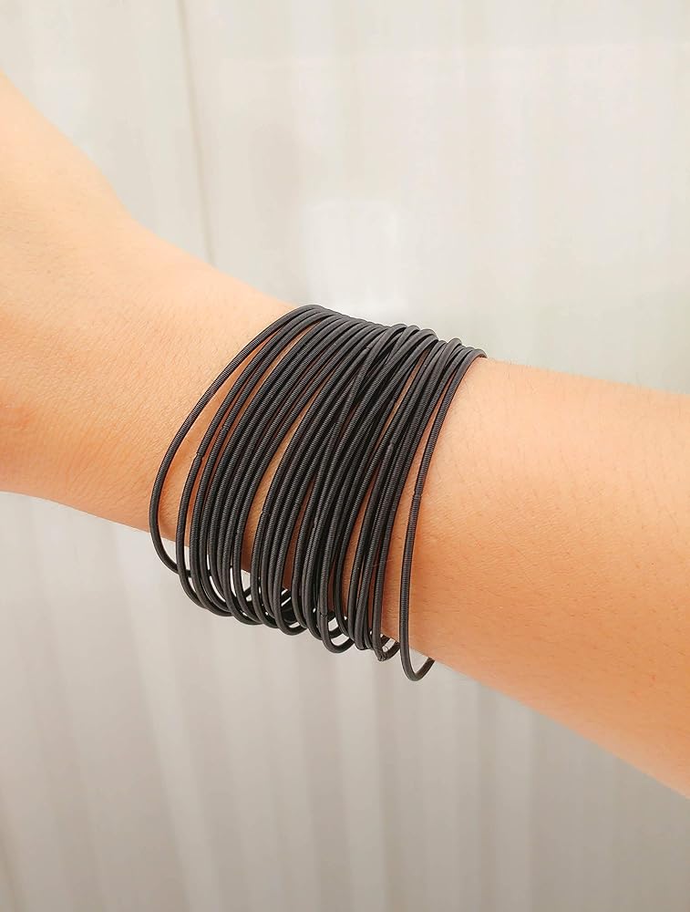 Jewelry | Bracelet Guitar String Black