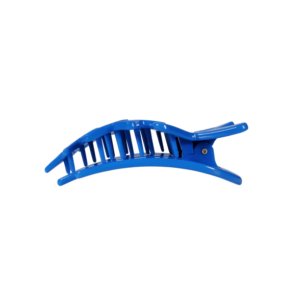 Teleties Hair Clip - Flat Medium Blue Shooting Star