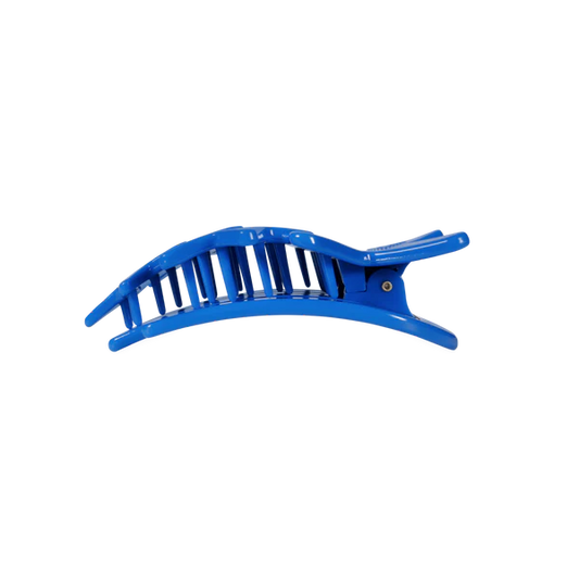 Teleties Hair Clip - Flat Medium Blue Shooting Star