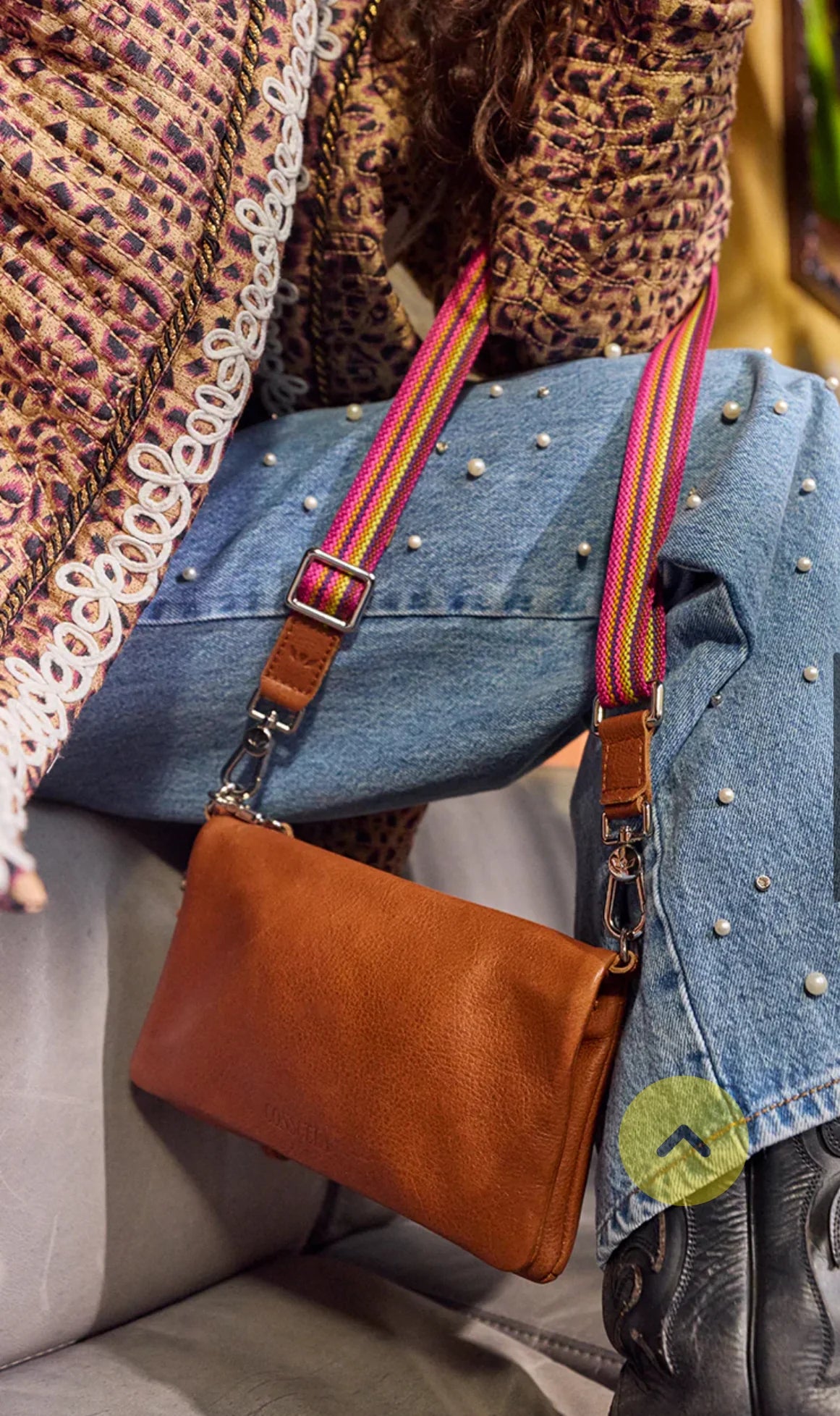 Bags | Consuela Uptown Crossbody Brandy