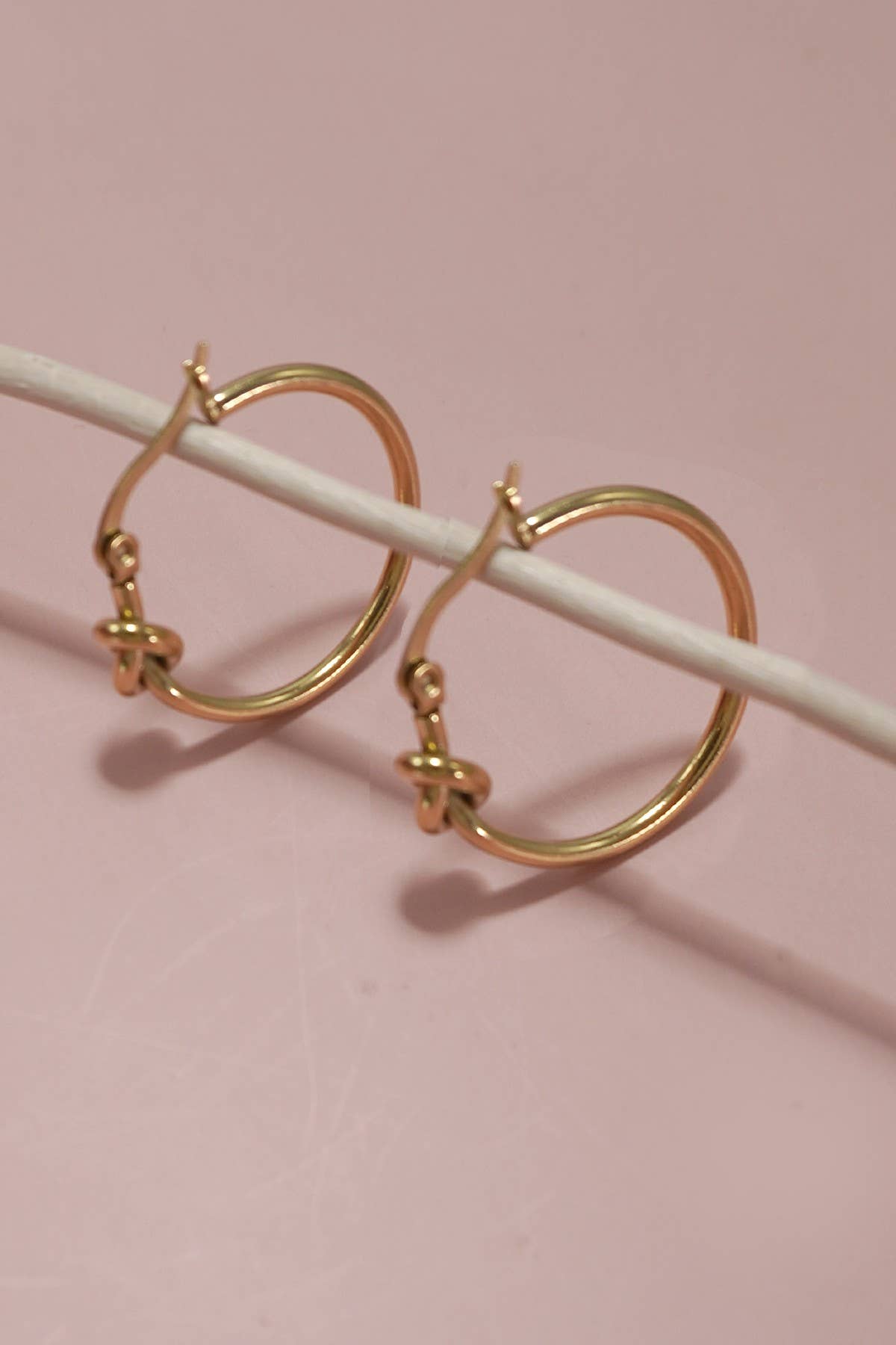 18K Gold Hoops