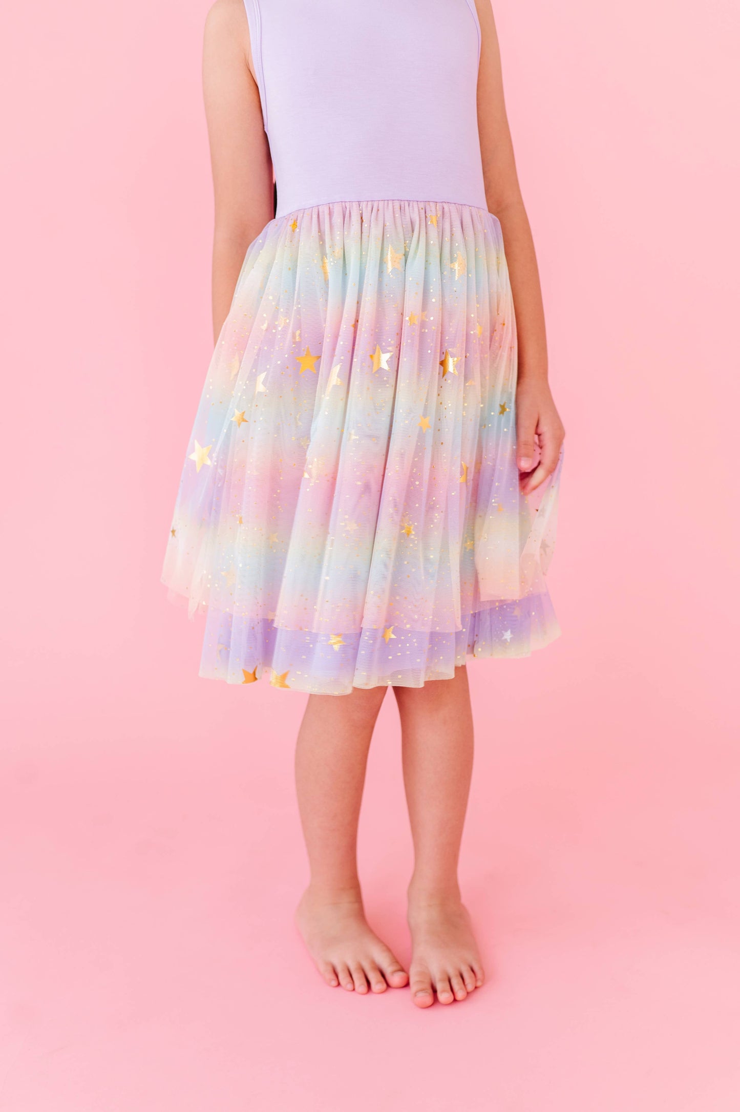 Dress - Kids Astra Rainbow Twinkle Tulle