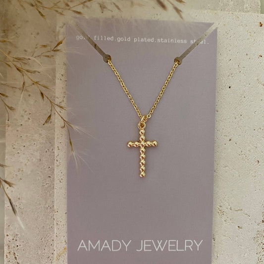 Necklace - Cross Charm Waterproof