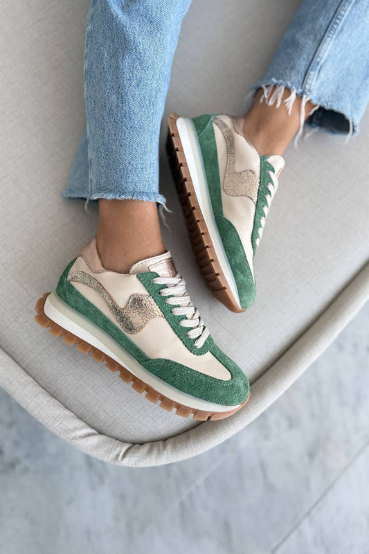 Shoes | Lumia Green Sneaker