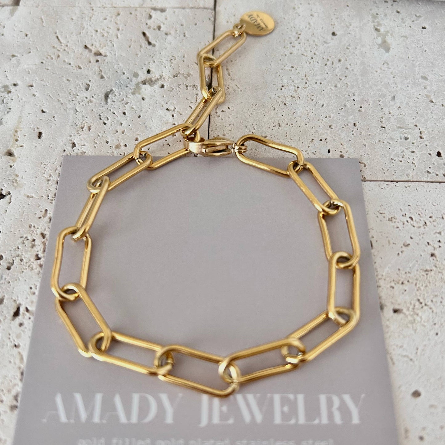 Bracelet - Paperclip Link Chain