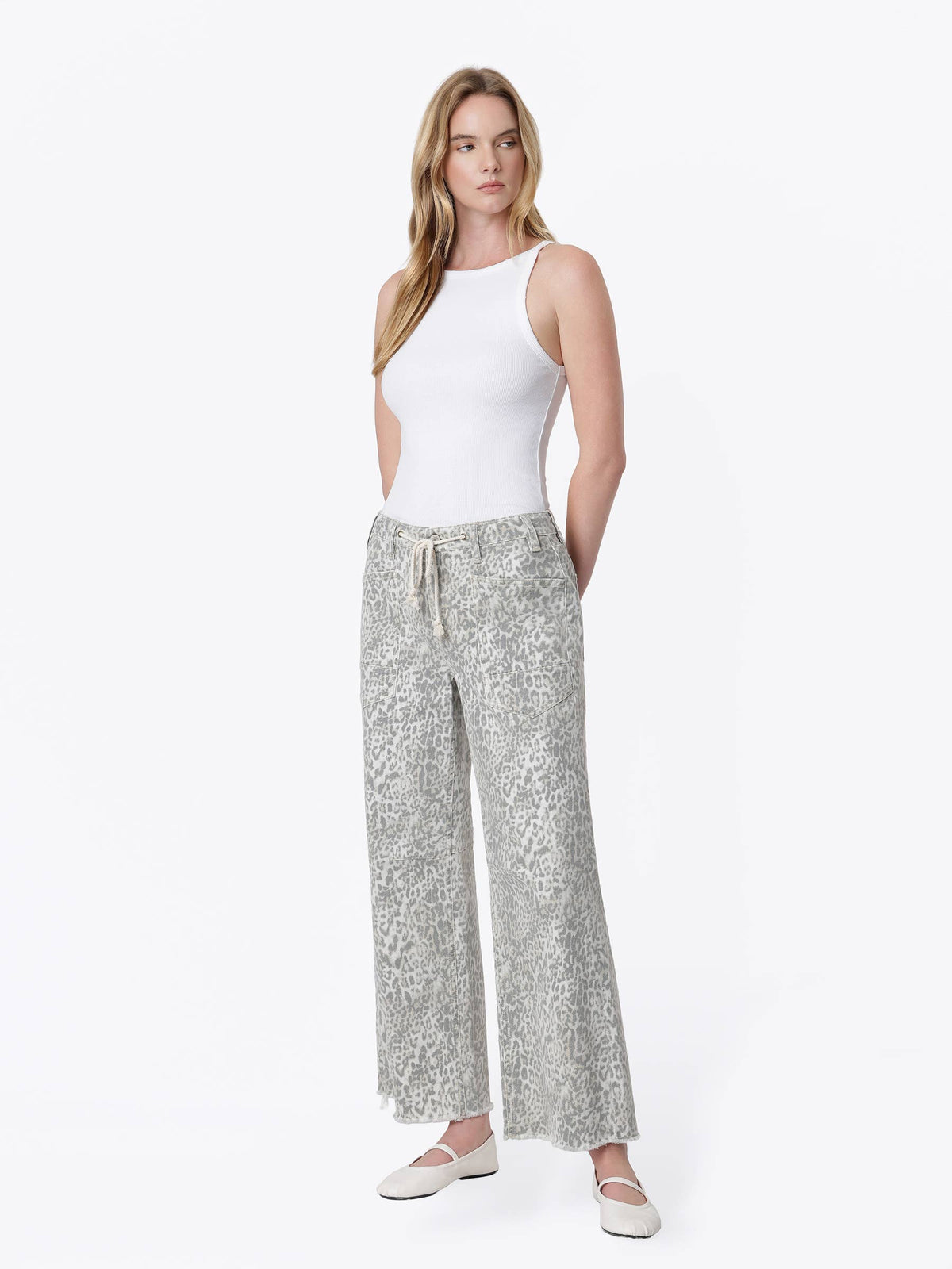 Jeans - Vervet High Rise Leopard Print