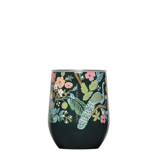 Wine Cup - Stemless Peacock Blue 12oz