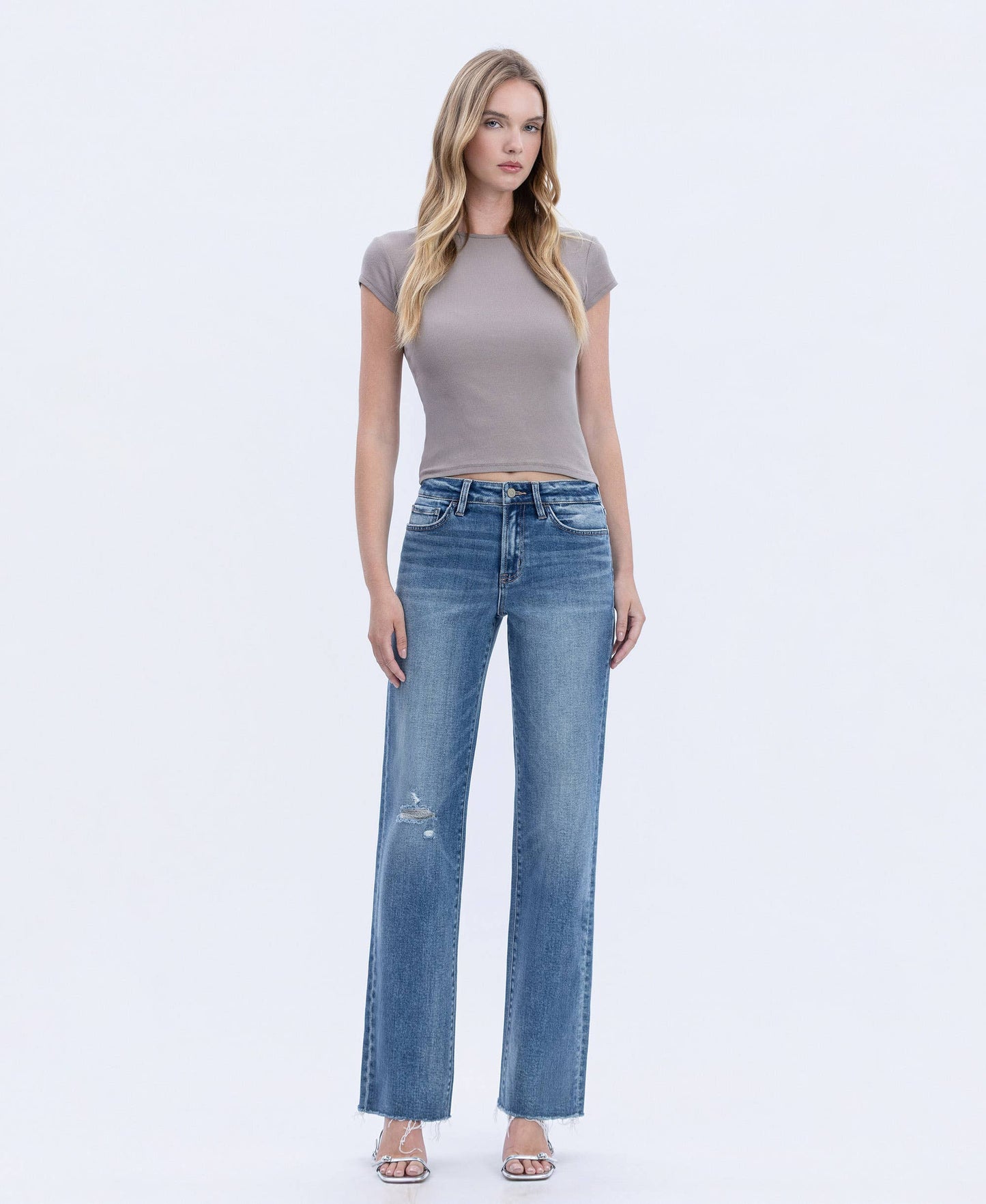 Flying Monkey Jeans - Rosalie High Rise Slim Wide