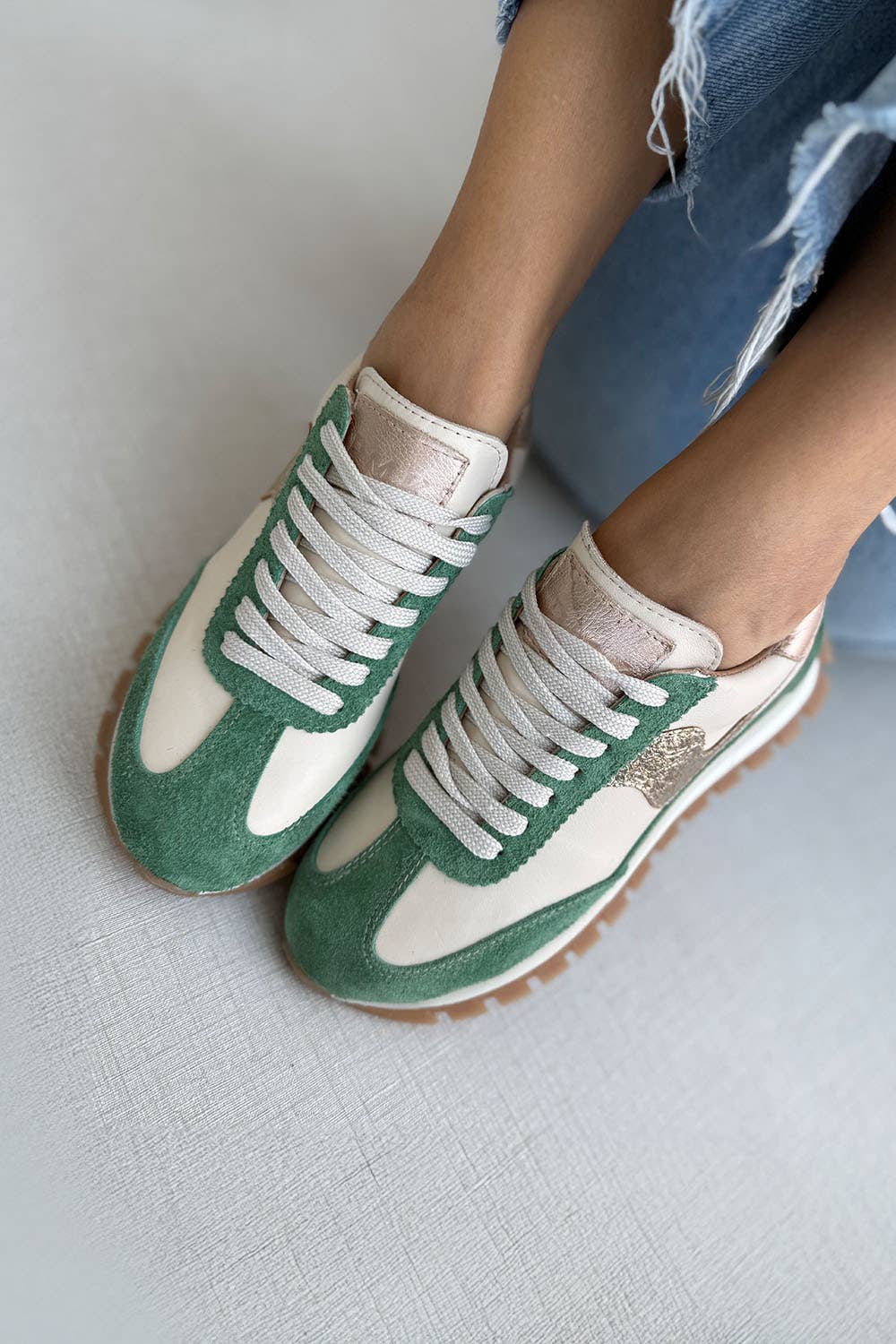 Shoes | Lumia Green Sneaker