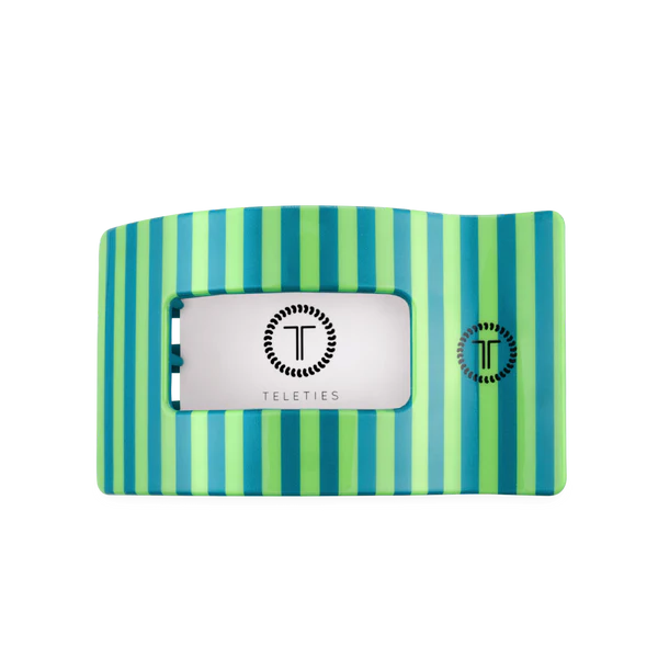 Teleties Hair Clip - Flat Rectangle Large Cabana Cutie