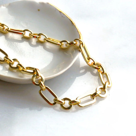 Caris Chunky Gold Chain 20in
