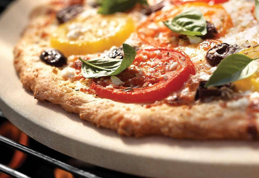Home and Garden | Outset Round Pizza Grill Stone, 16.5"