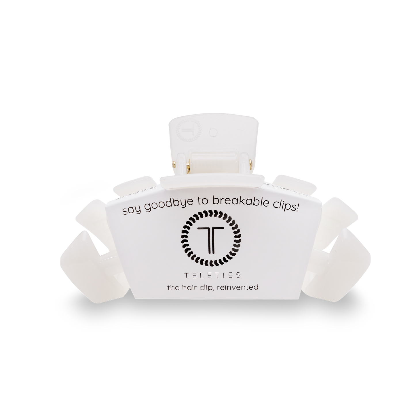 Teleties | Classic Medium Coconut White Hair Clip