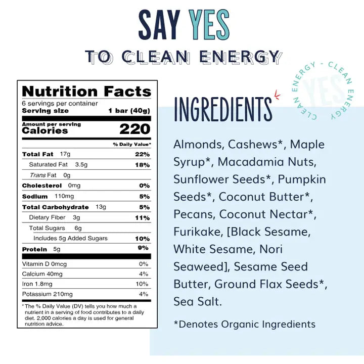 Snack Bar - Black Sesame Sea Salt