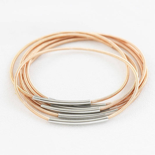 Bracelet - Stretchy Layered Guitar String