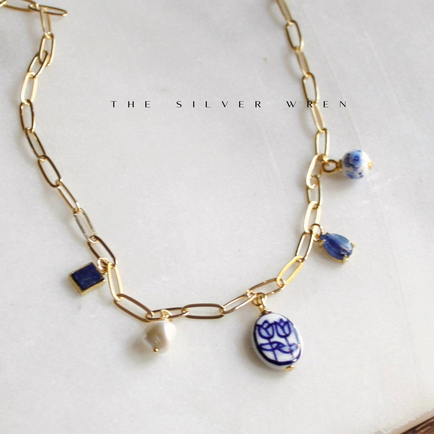 Jewelry | Necklace Flower Multi Charm: 19 inch