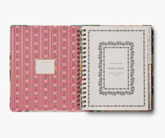 Stationery | Planner 2026 Dahlia 17-Month Academic Hardcover Spiral