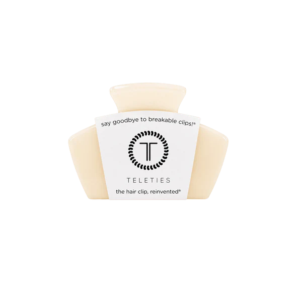 Teleties Hair Clip - Classic Petite Almond Beige