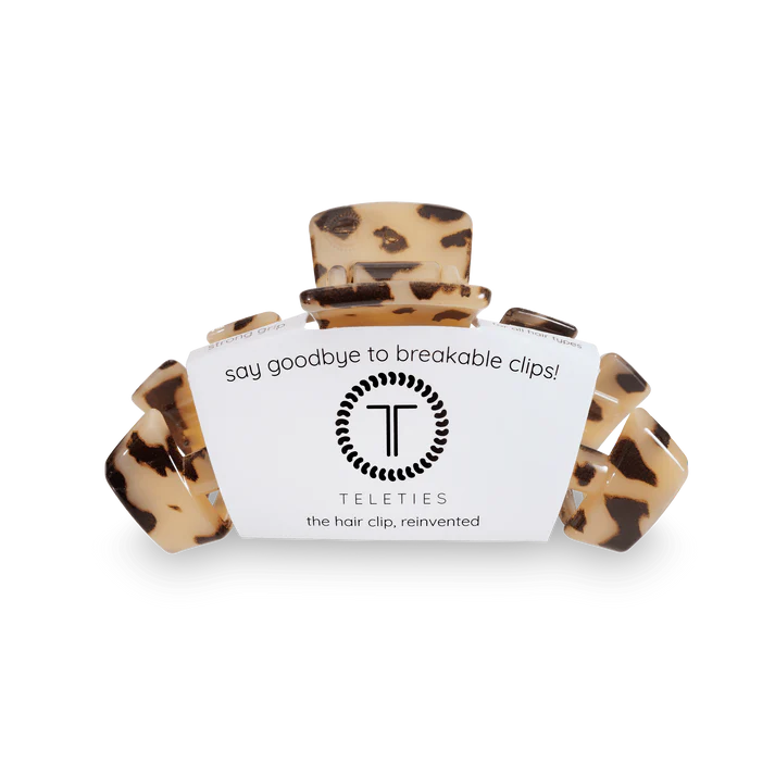 Teleties | Classic Medium Blonde Tortoise Hair Clip