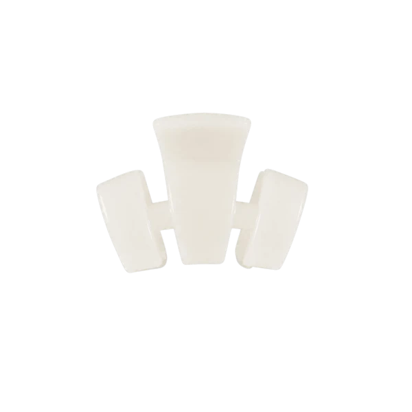 Teleties Hair Clip - Classic Petite Coconut White
