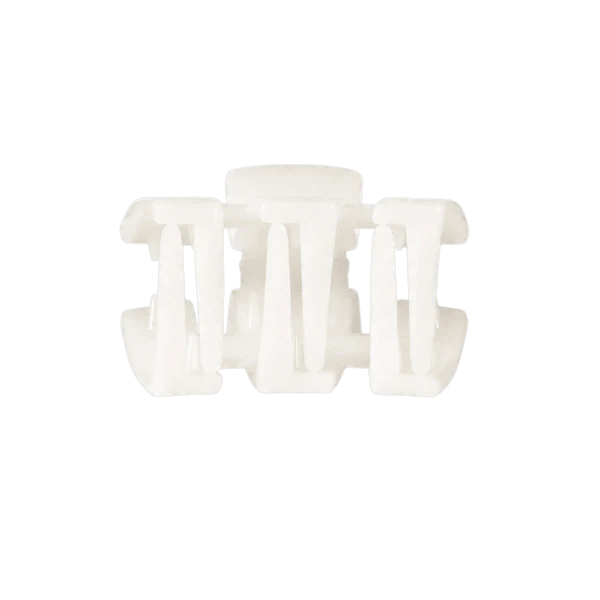 Teleties Hair Clip - Classic Petite Coconut White