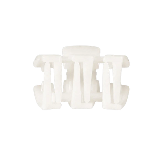 Teleties Hair Clip - Classic Petite Coconut White