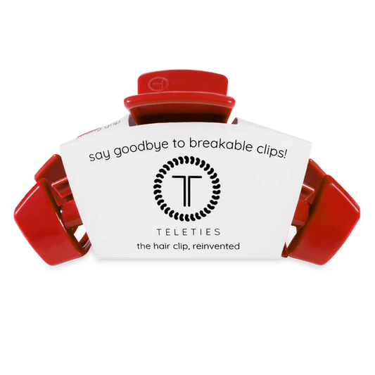 Teleties Hair Clip - Classic Large Red Carpet Ready