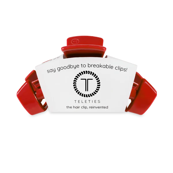 Teleties Hair Clip - Classic Medium Red Carpet Ready