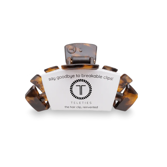Teleties | Hair Clip Tortoise Small