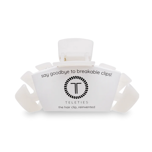 Teleties | Classic Large Coconut White Hair Clip