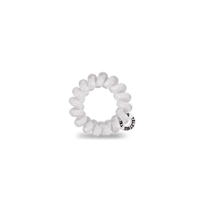 Teleties Tiny Hair Ties • Coconut White