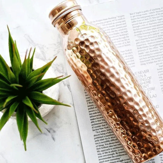 Health | Water Bottle Hammered Tamba Copper